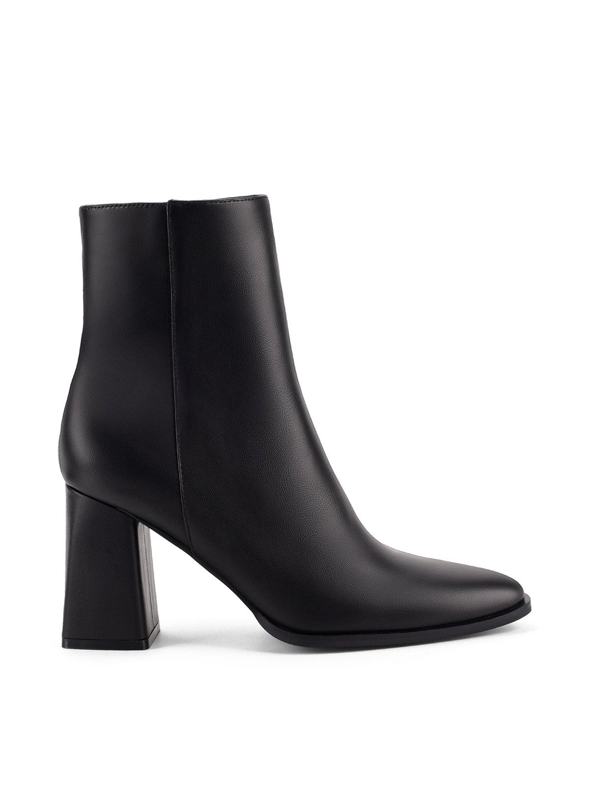 Chica Ankle Boot - Black Leather – Siren Shoes