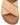 Women's tan leather and natural raffia footbed sandal