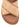 Women's tan leather and natural raffia footbed sandal