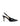 Women's black patent point toe stiletto slingback