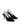 Women's black patent point toe stiletto slingback