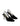 Women's black patent point toe stiletto slingback