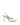 Women's white patent point toe stiletto slingback