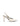 Women's white patent point toe stiletto slingback